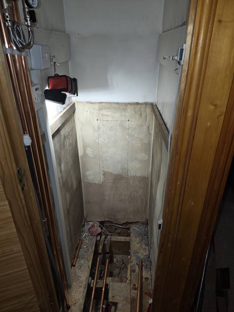 Airing Cupboard Cleared and Prepared