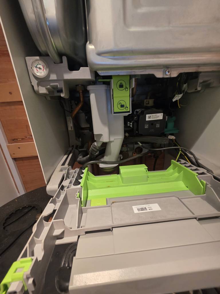 Condensate trap clean on Worcester Bosch boiler