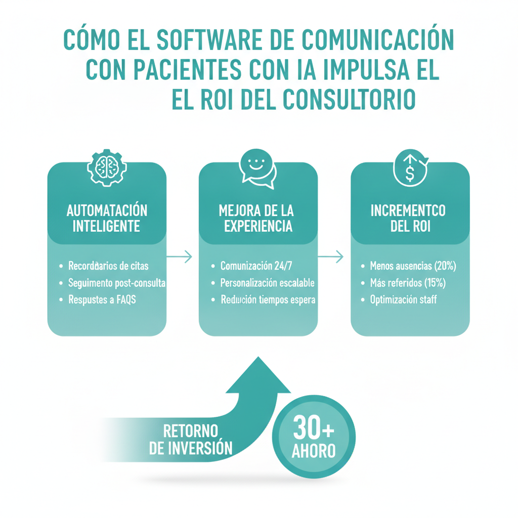 Cómo el software de comunicación con pacientes con IA impulsa el ROI del consultorio