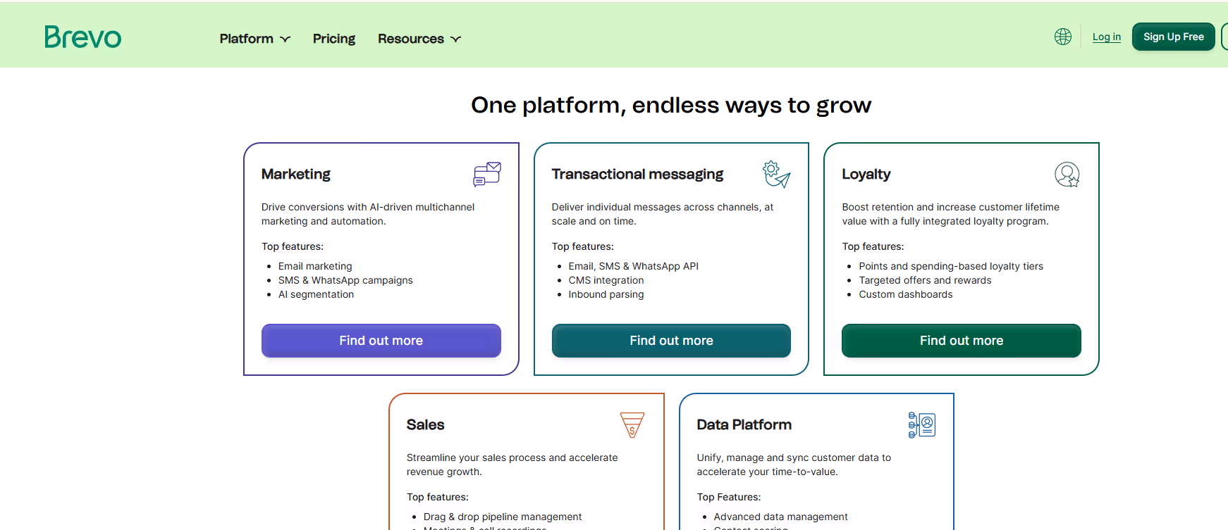 Brevo product screenshot