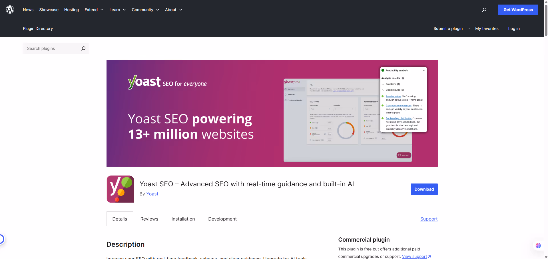 Yoast SEO (WordPress plugin) product screenshot