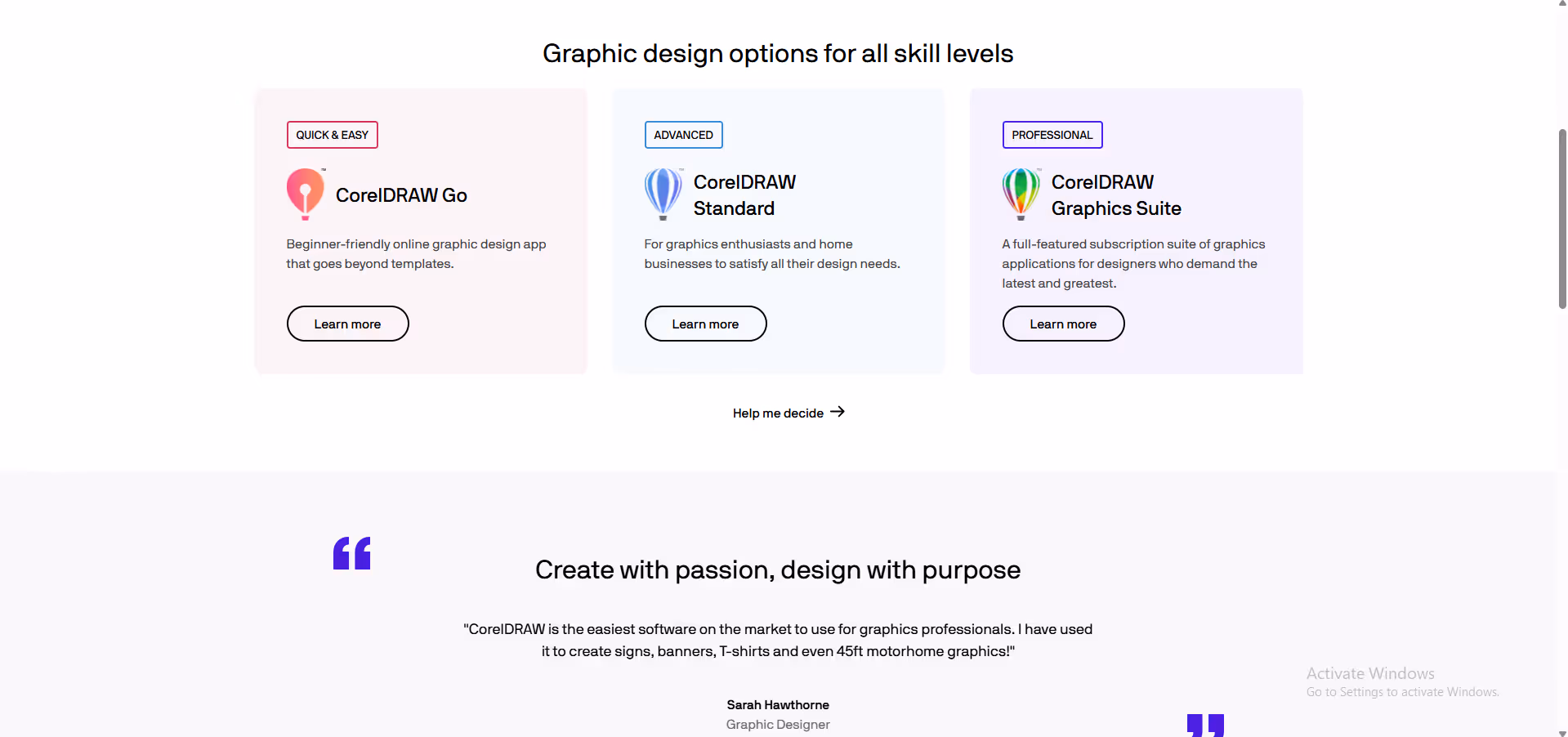 CorelDRAW product screenshot