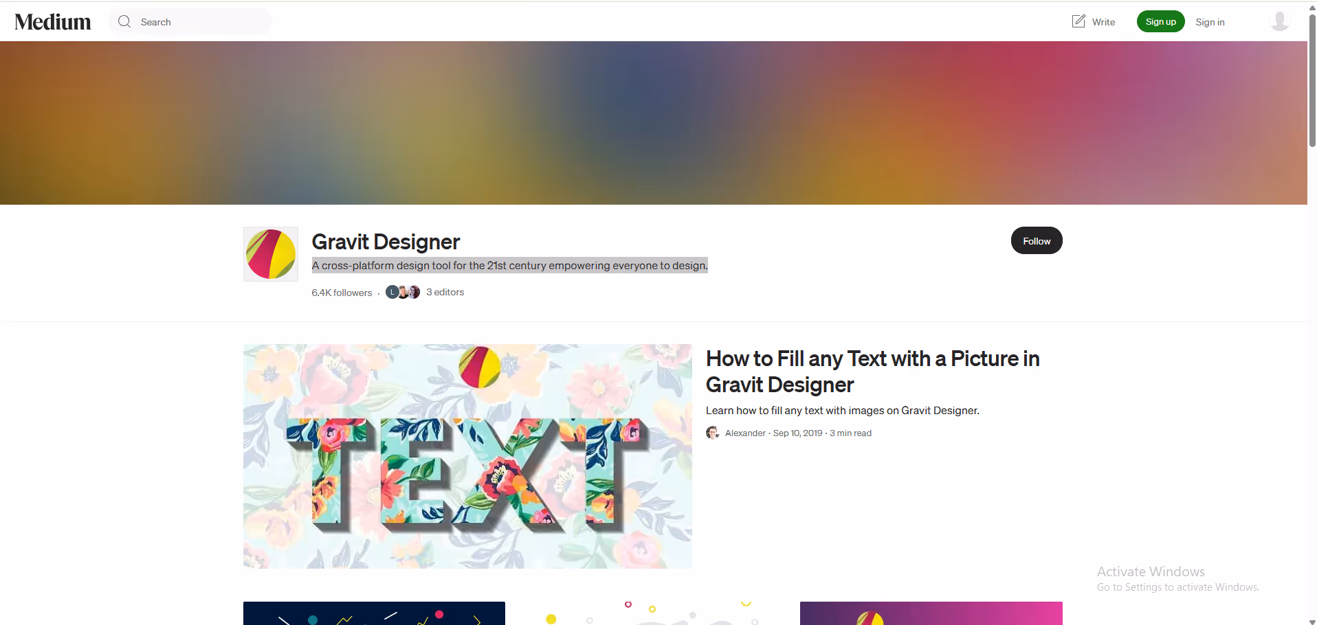 Gravit Designer product screenshot