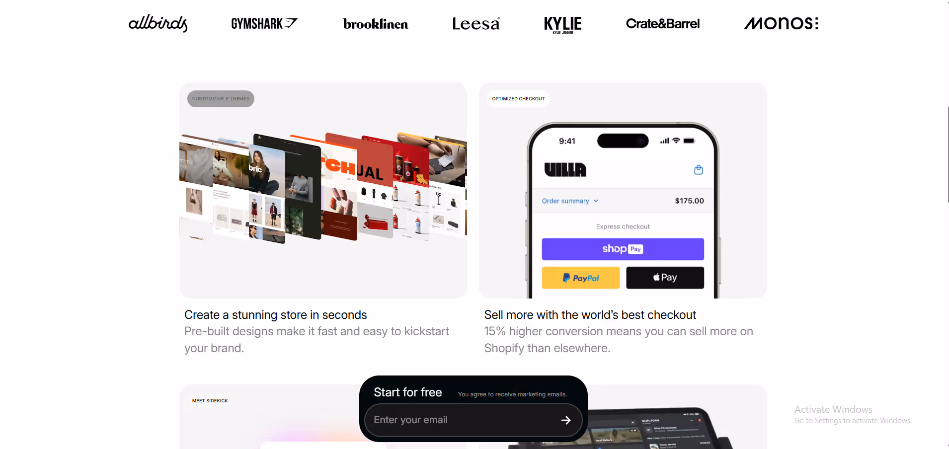 Shopify product screenshot