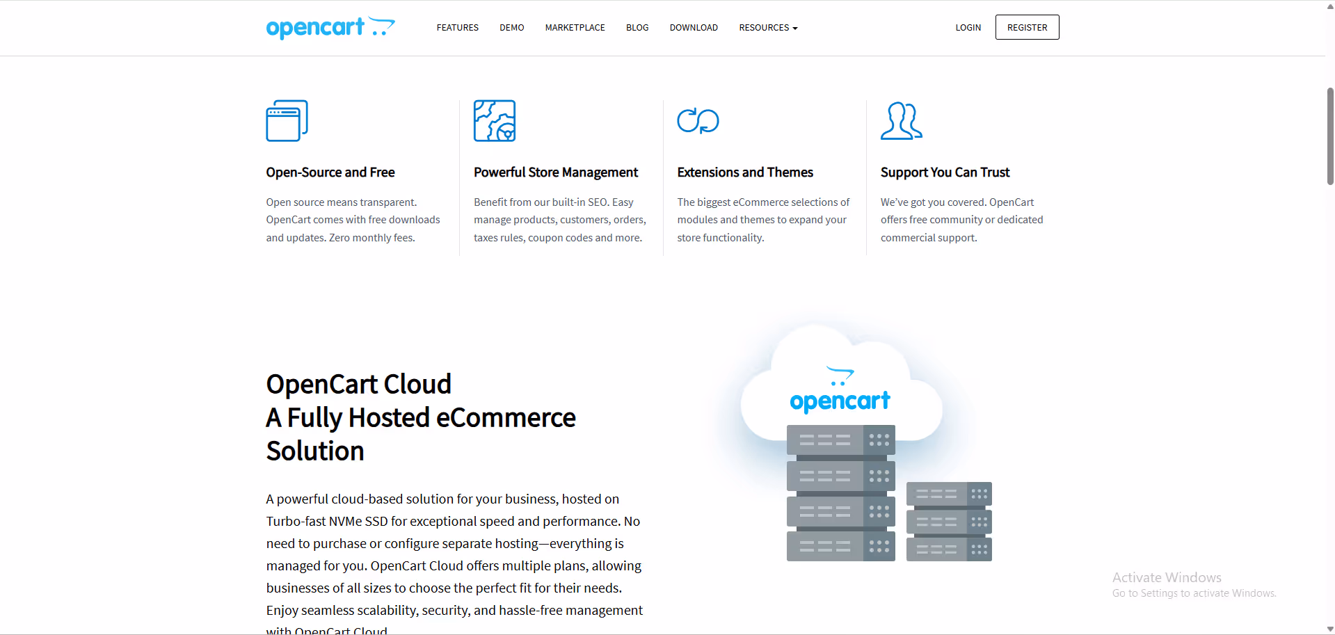 OpenCart product screenshot