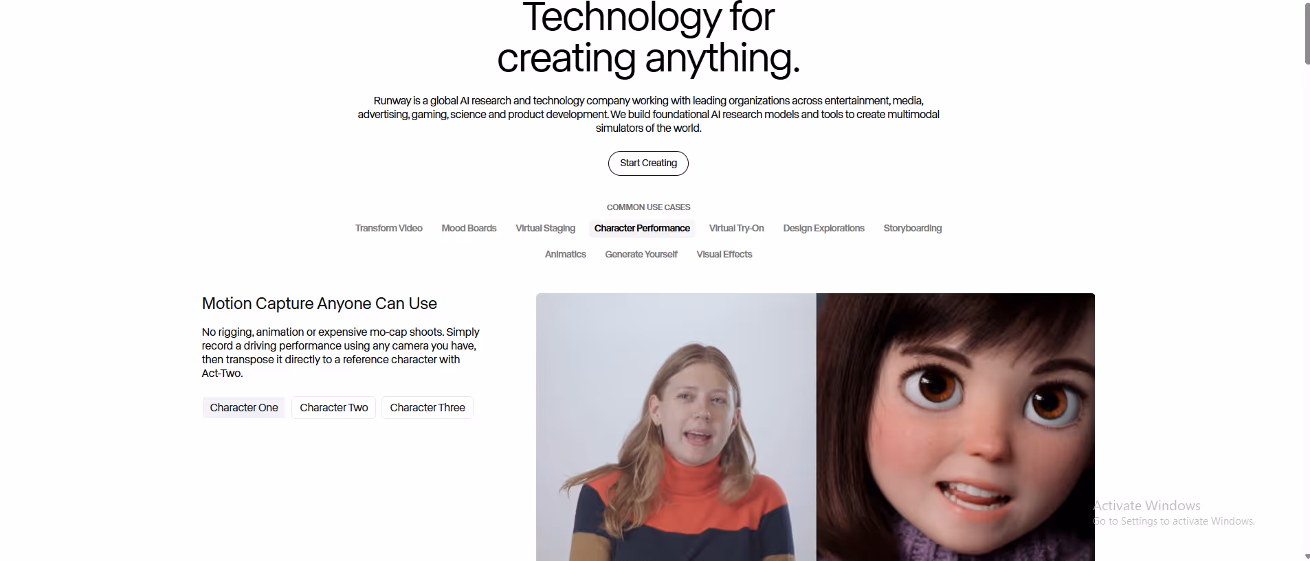 Runway product screenshot