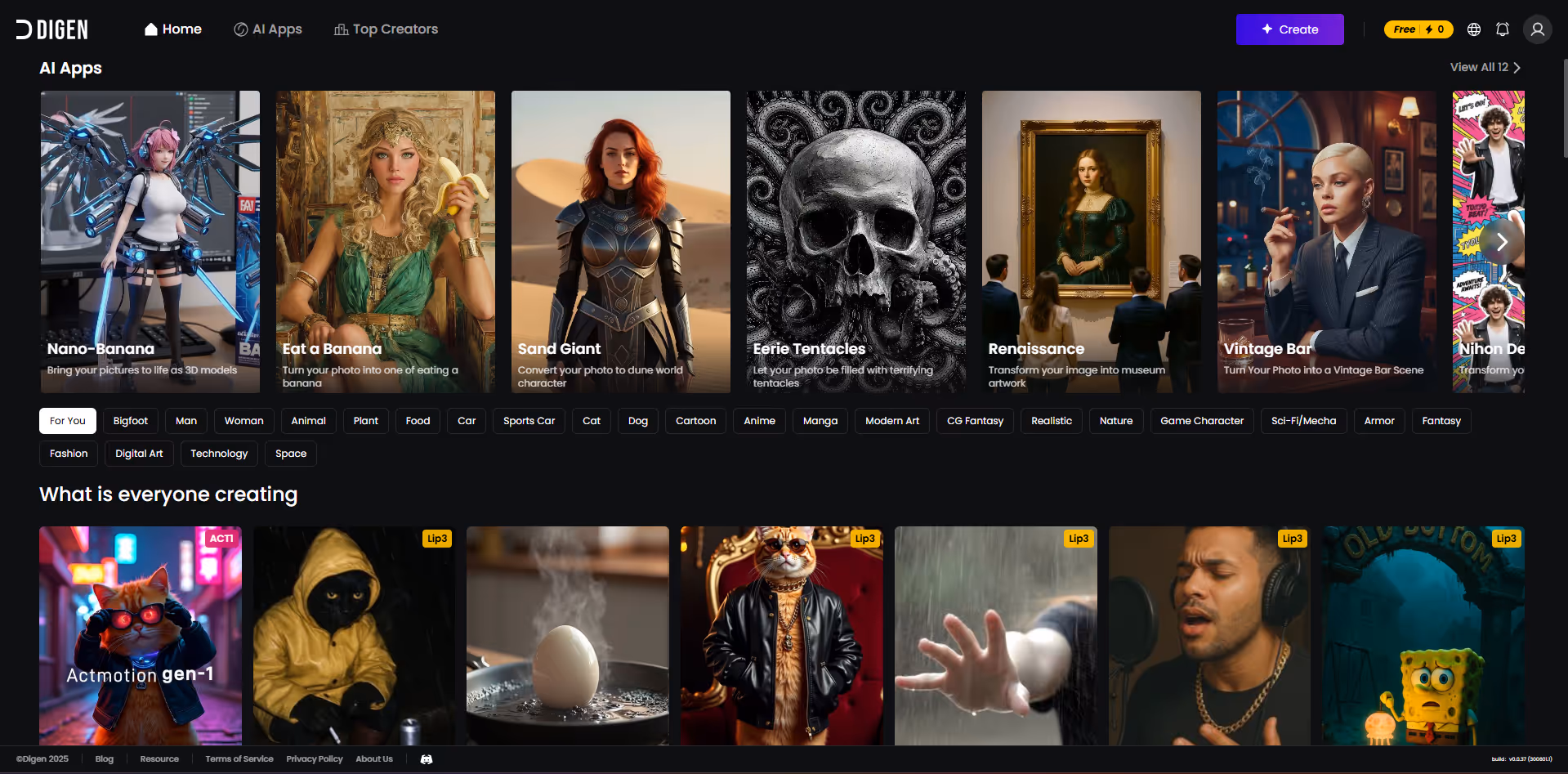 Digen AI Avatar Video product screenshot