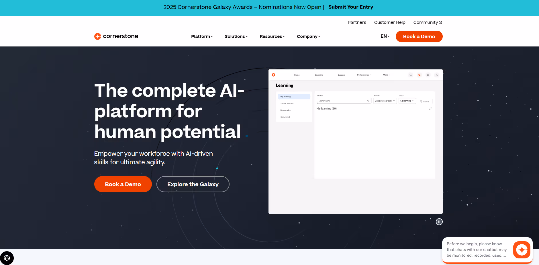 Cornerstone OnDemand product screenshot