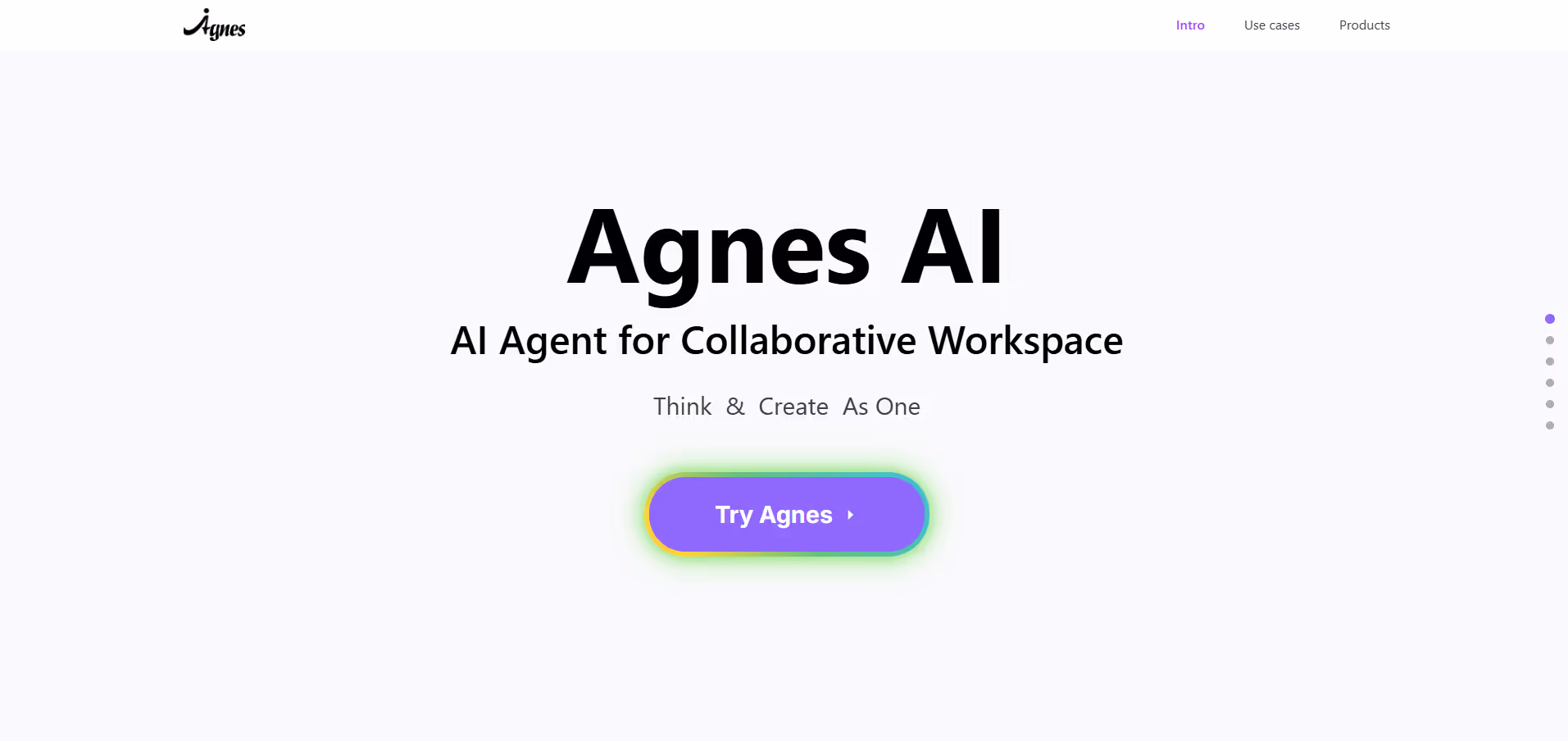 Agnes AI product screenshot
