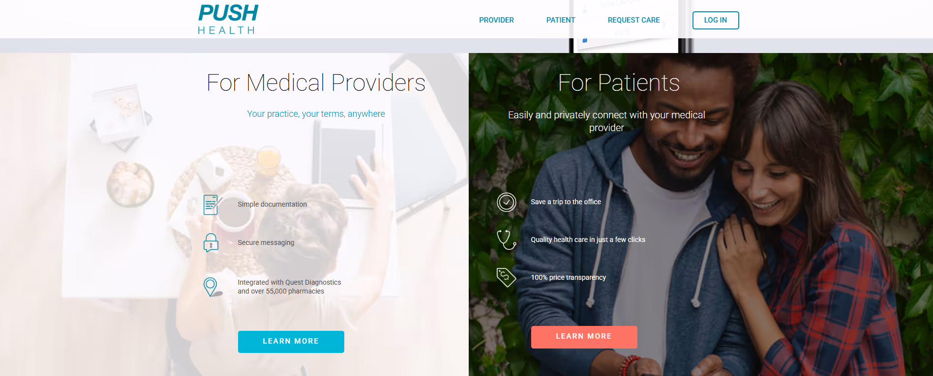 Push Health product screenshot