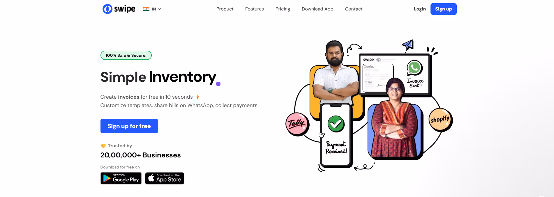 Swipe Billing product screenshot