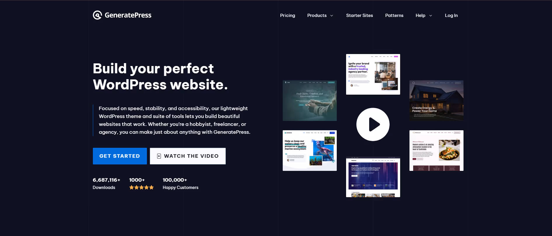GeneratePress product screenshot