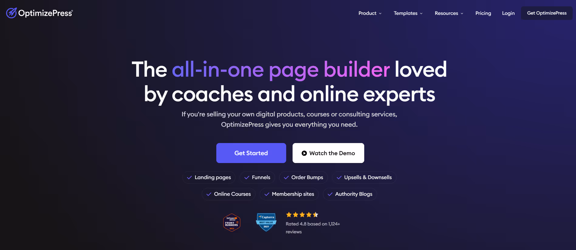 OptimizePress product screenshot