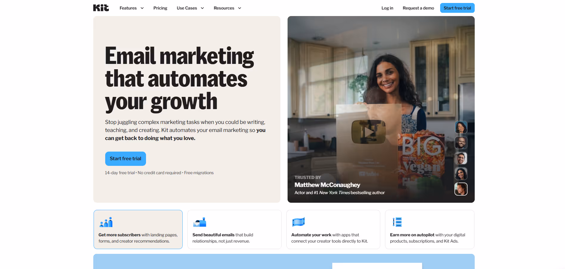 ConvertKit product screenshot