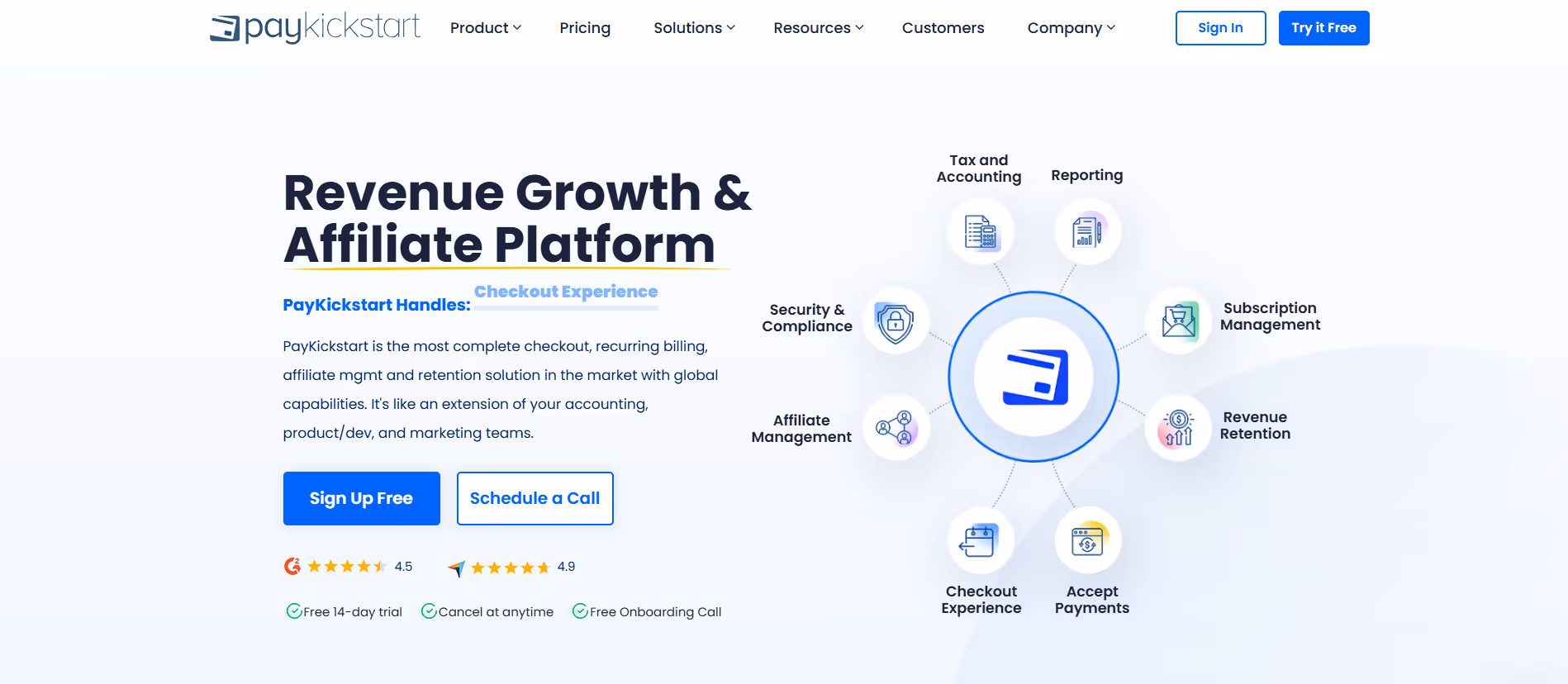 PayKickstart product screenshot