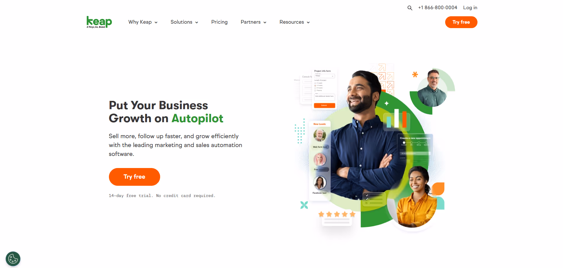 Keap (Infusionsoft) product screenshot