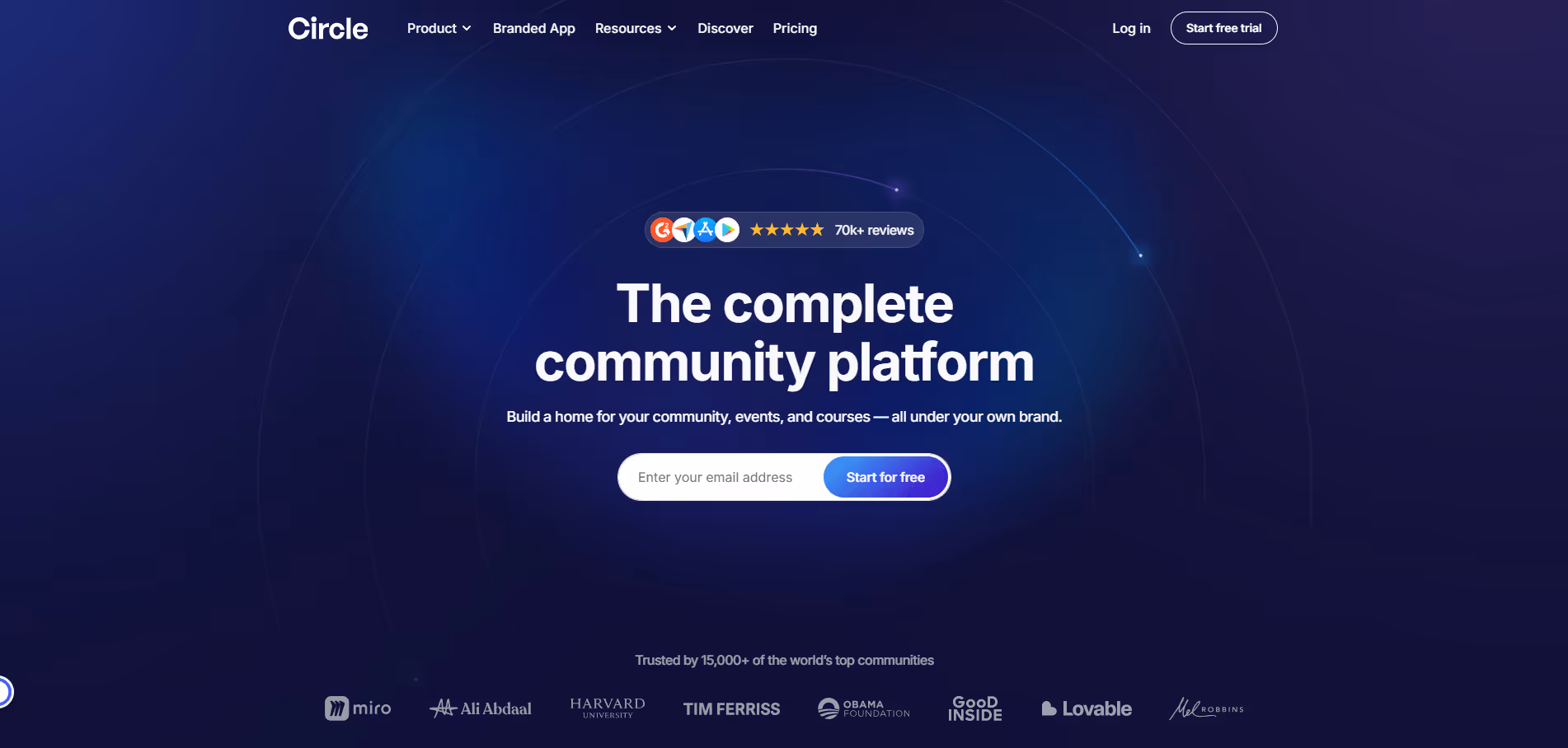 Circle.so product screenshot