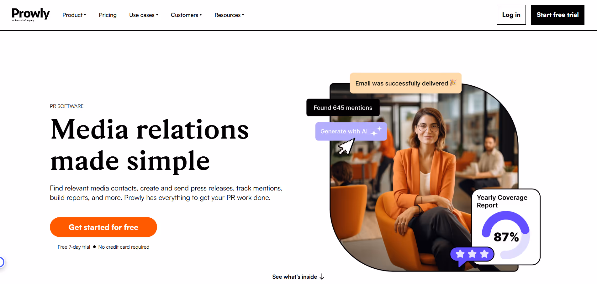 Prowly product screenshot
