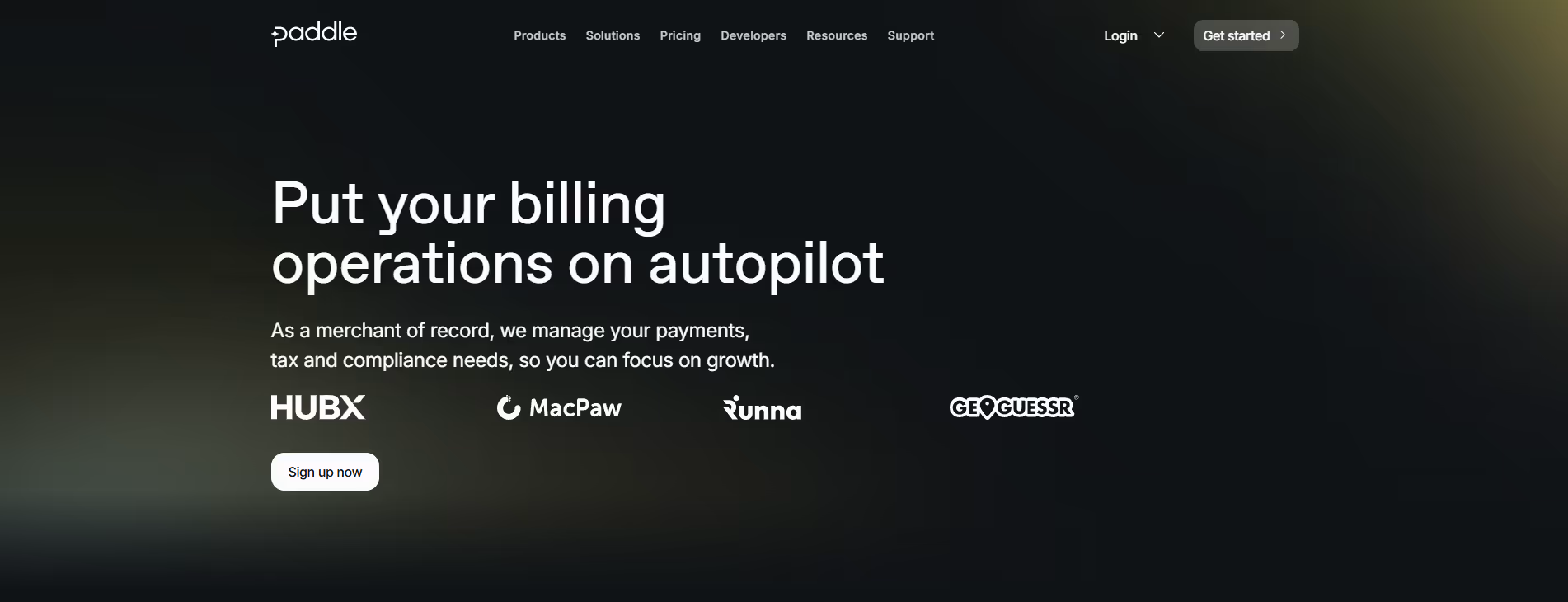 Paddle product screenshot