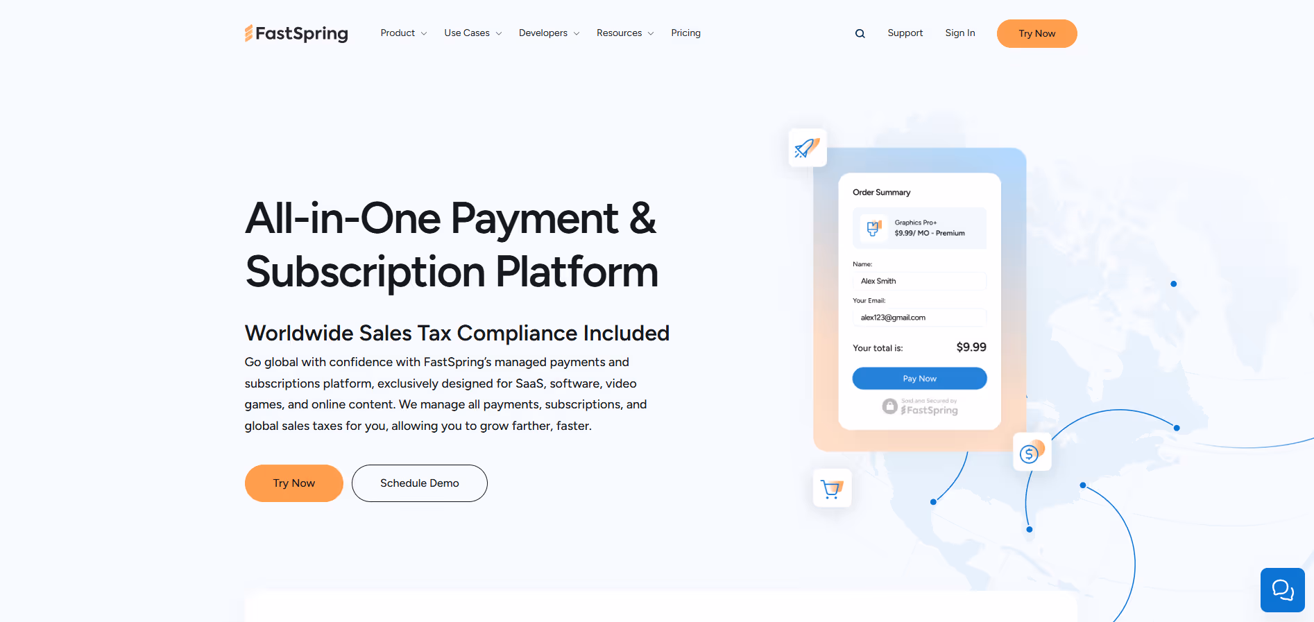 FastSpring product screenshot
