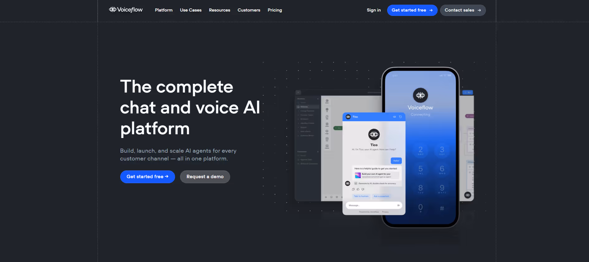 Voiceflow product screenshot