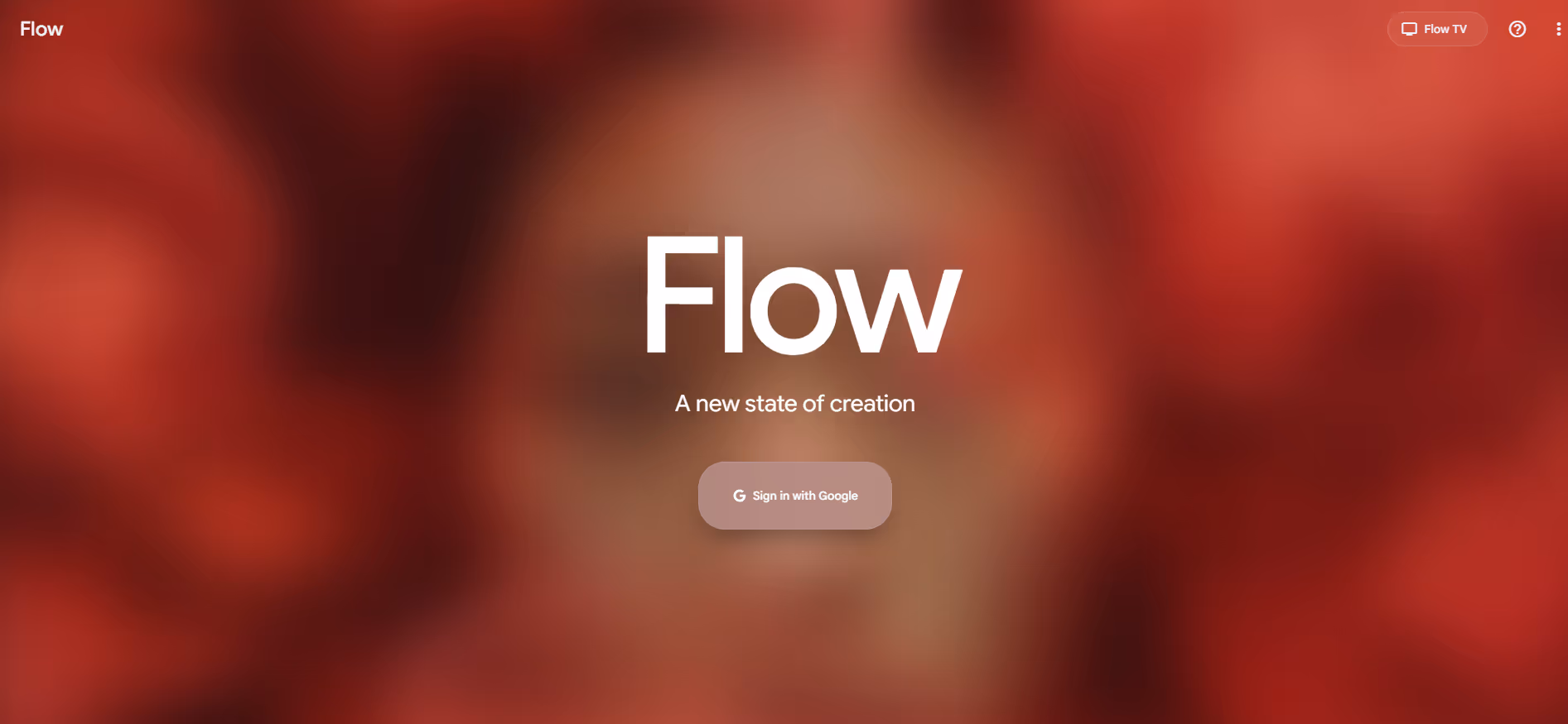 Flow (Google Veo) product screenshot