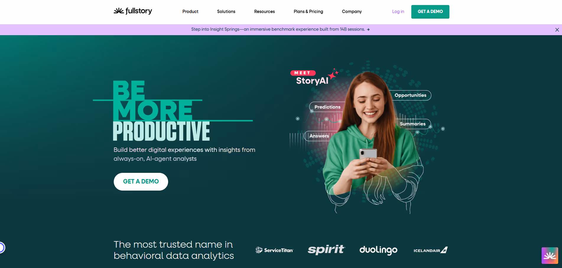 FullStory product screenshot