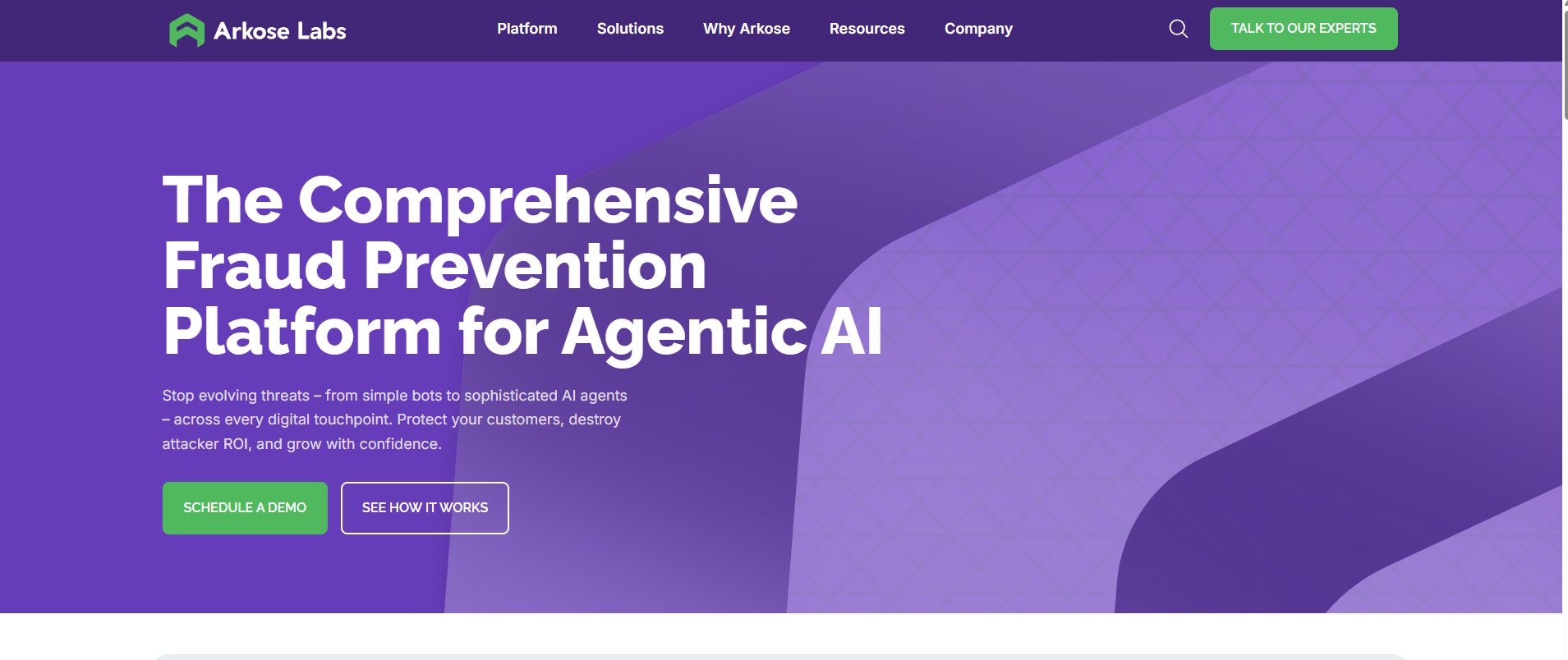 Arkose Labs product screenshot