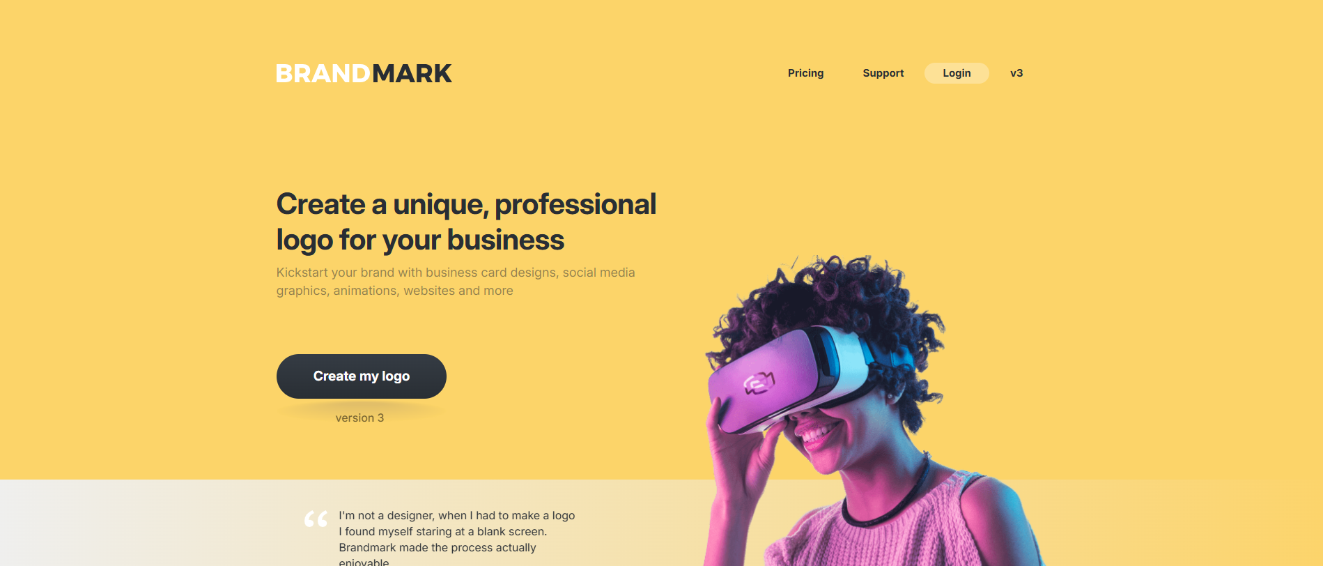 Brandmark product screenshot