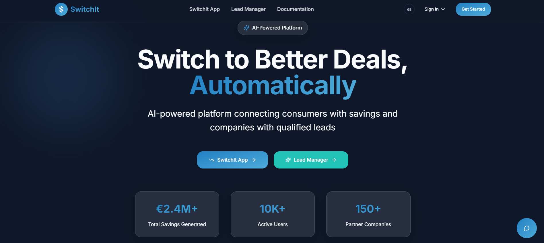 Switchit product screenshot