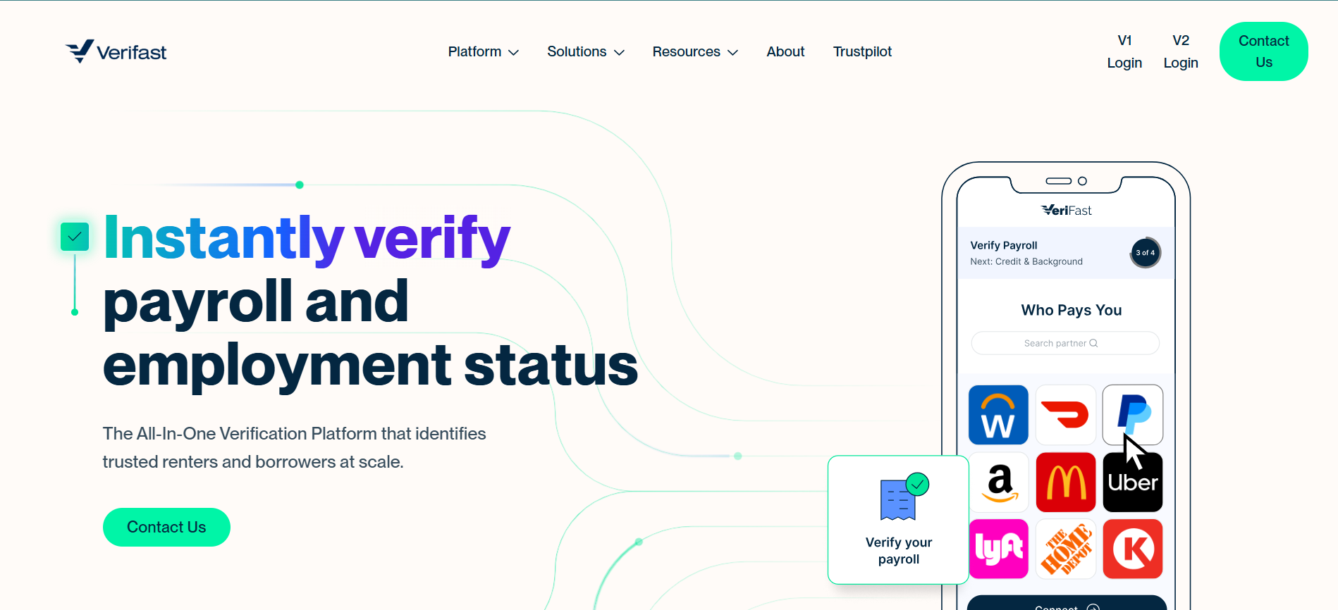 Verifast product screenshot