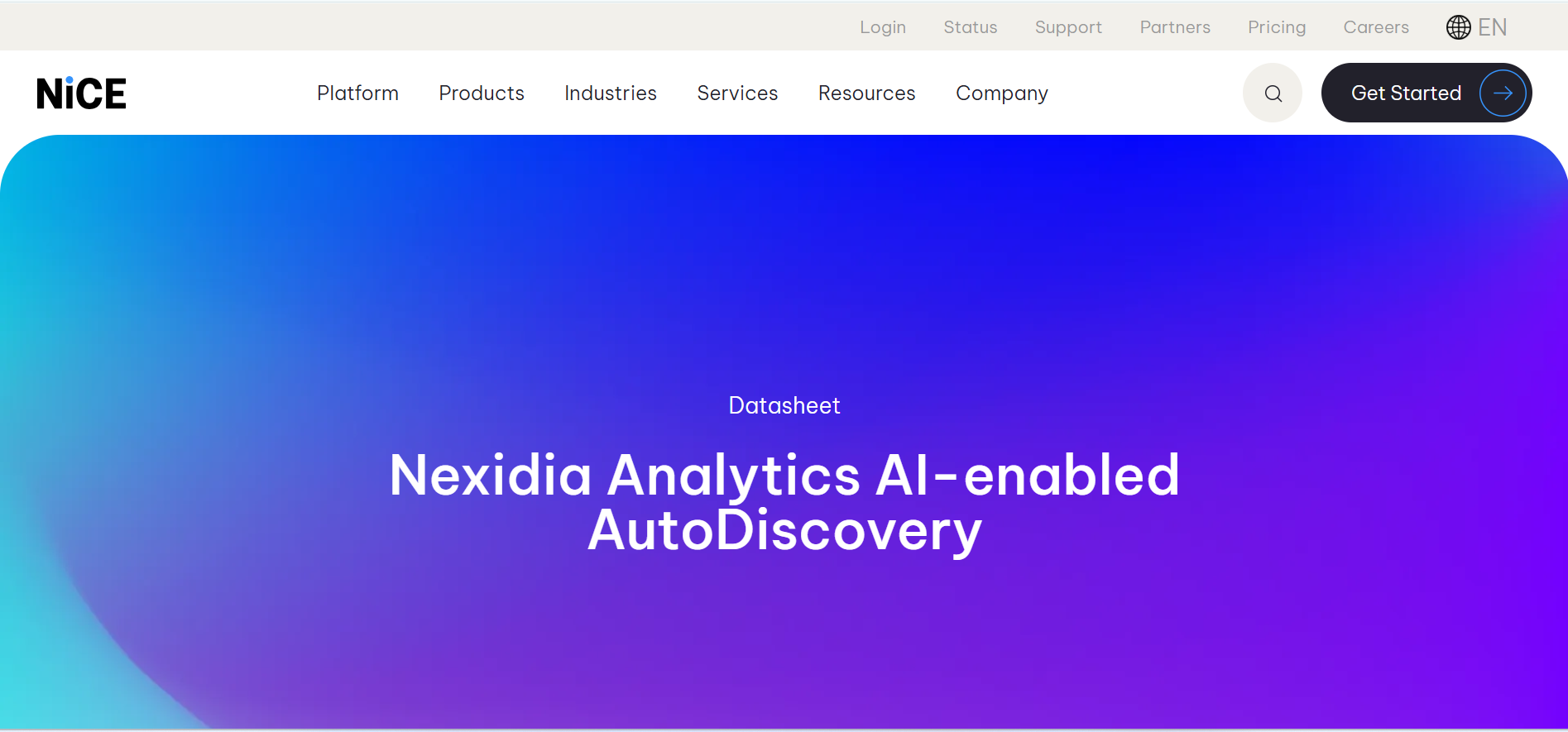 Nexidia product screenshot