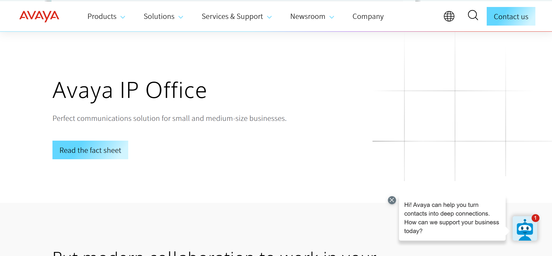 Avaya Cloud Office product screenshot