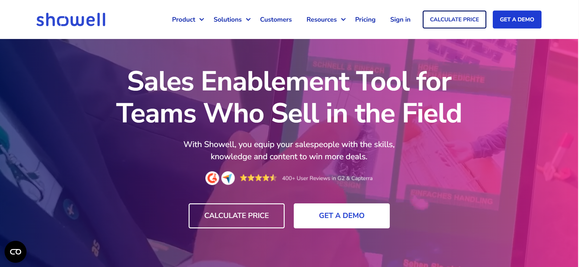 Showell product screenshot