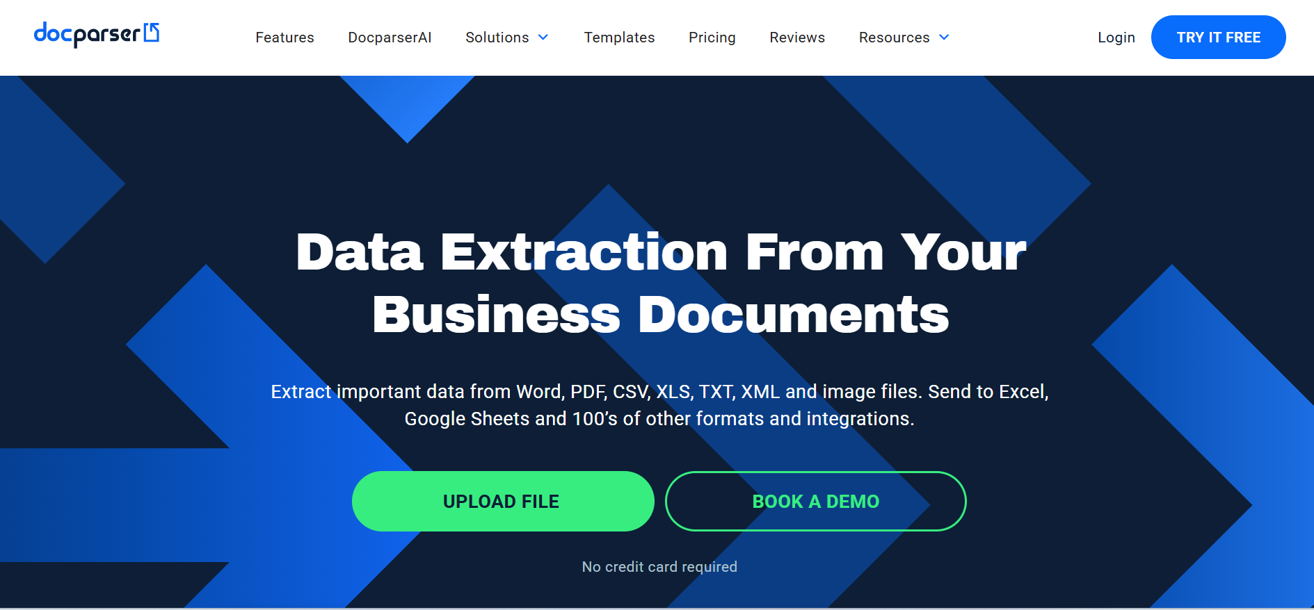 Docparser product screenshot