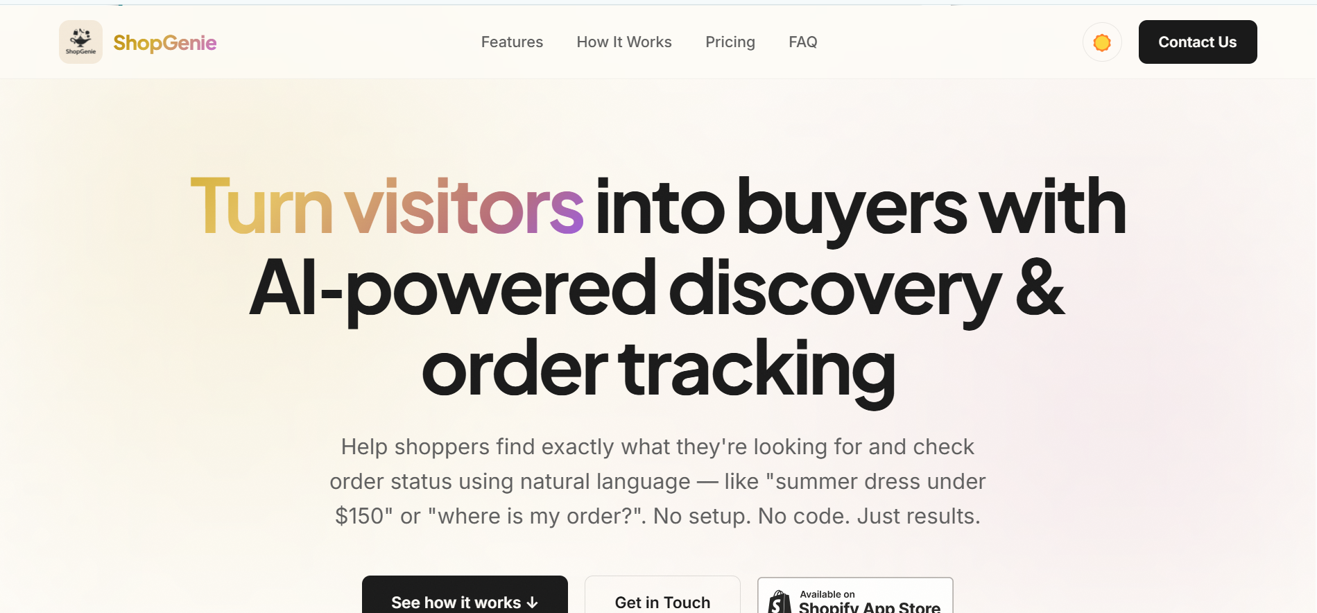 Shopgenie product screenshot