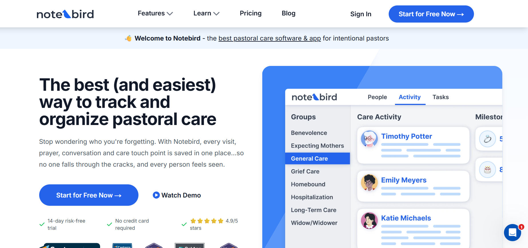 NoteBird product screenshot