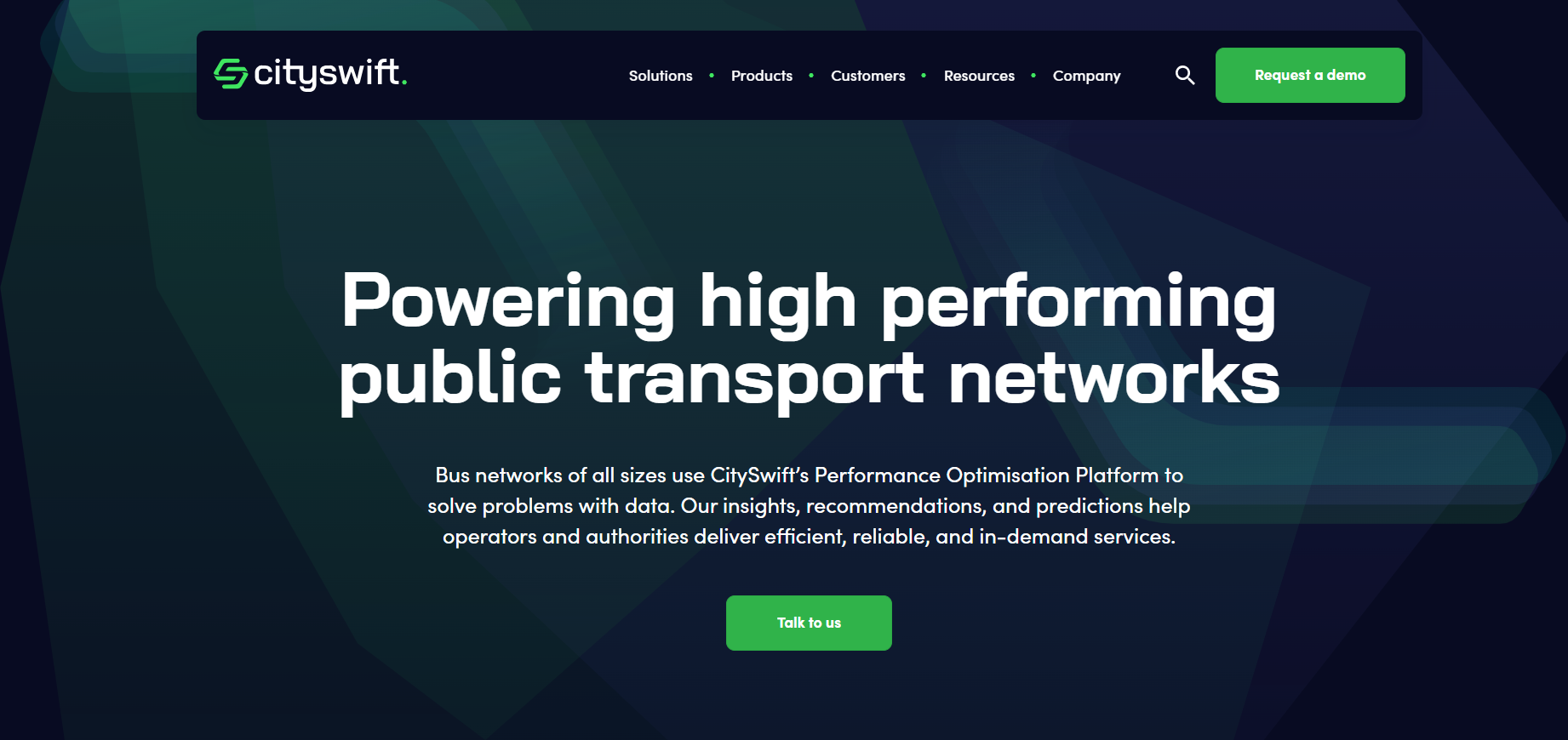 CitySwift product screenshot