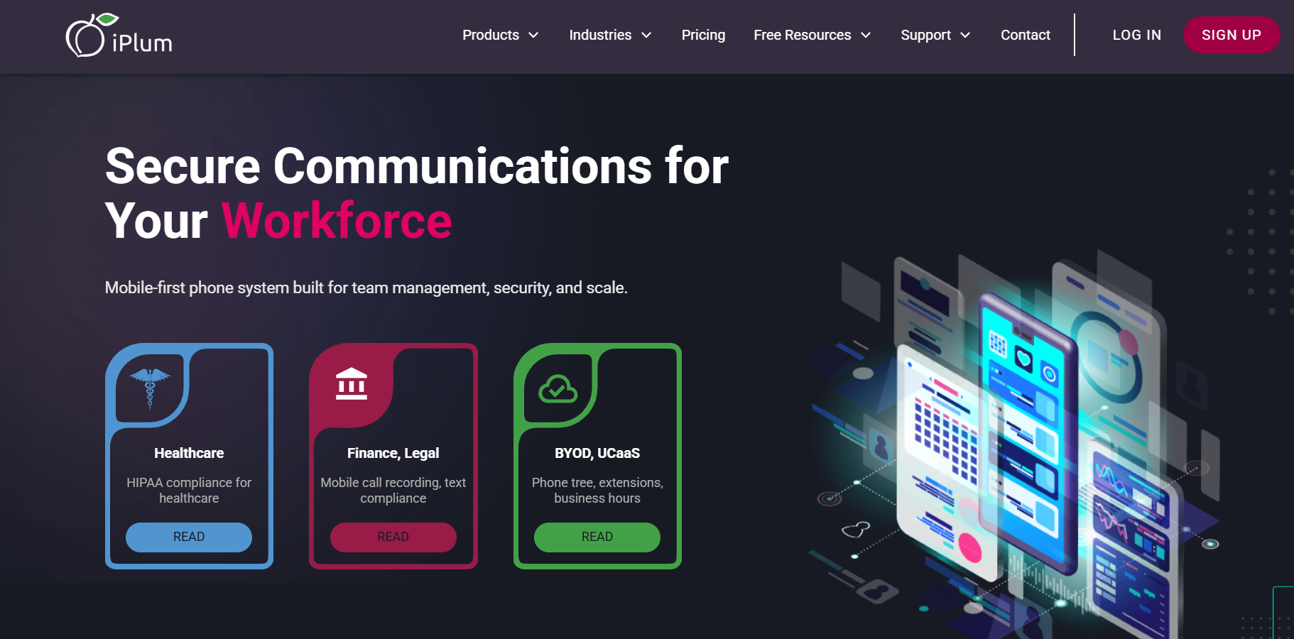 iPlum product screenshot