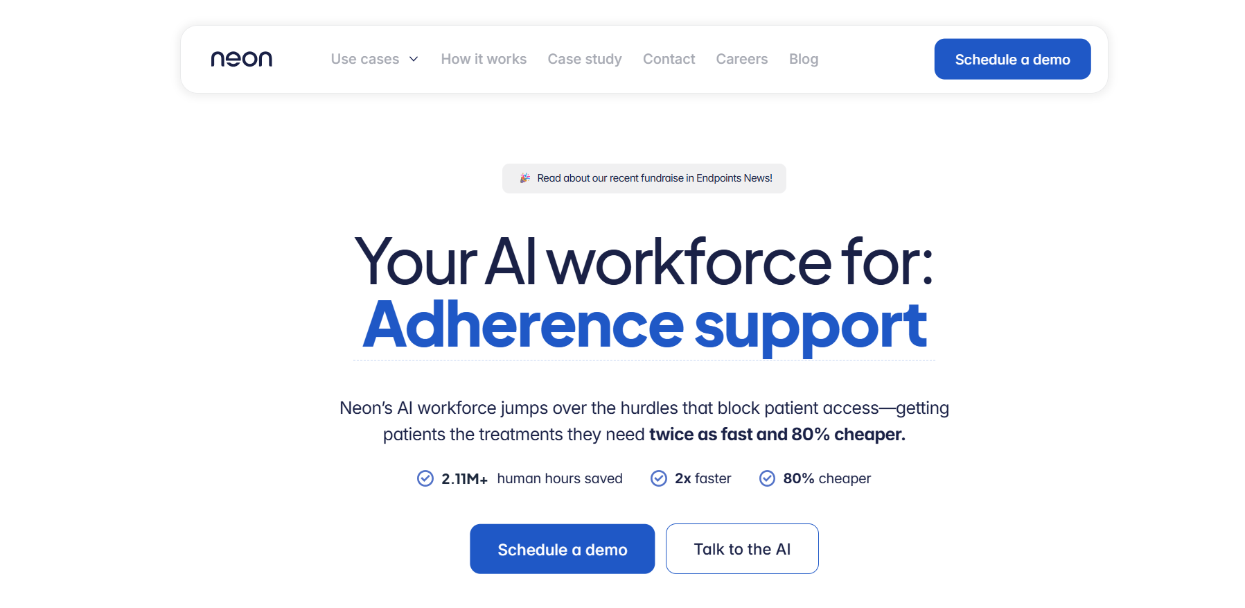 Neon Health product screenshot