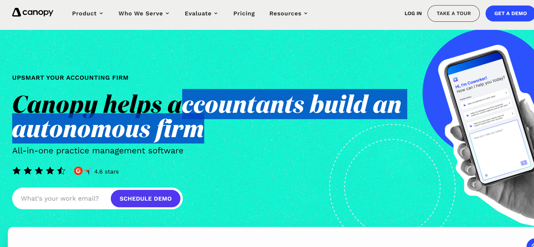 TaxCanopy product screenshot