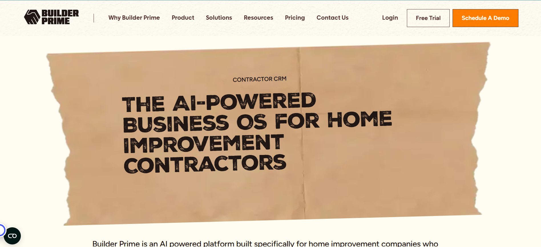 Builder Prime product screenshot