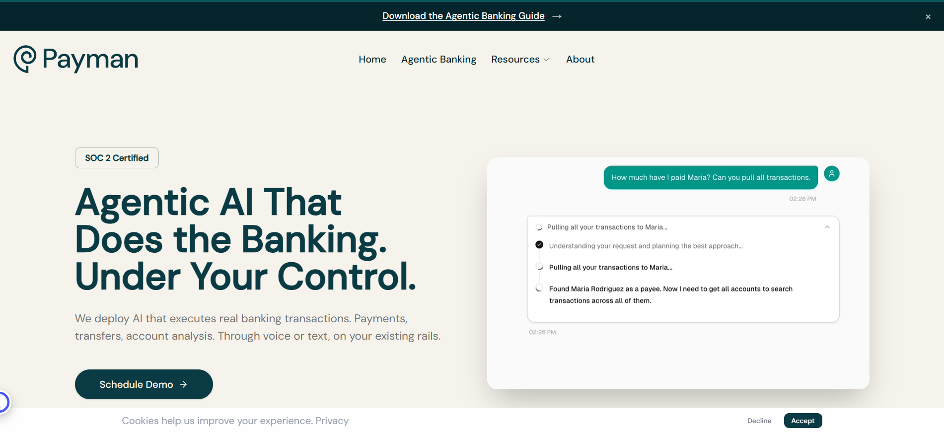 Payman AI product screenshot