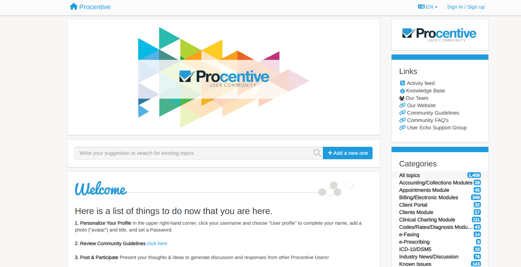 Procentive product screenshot