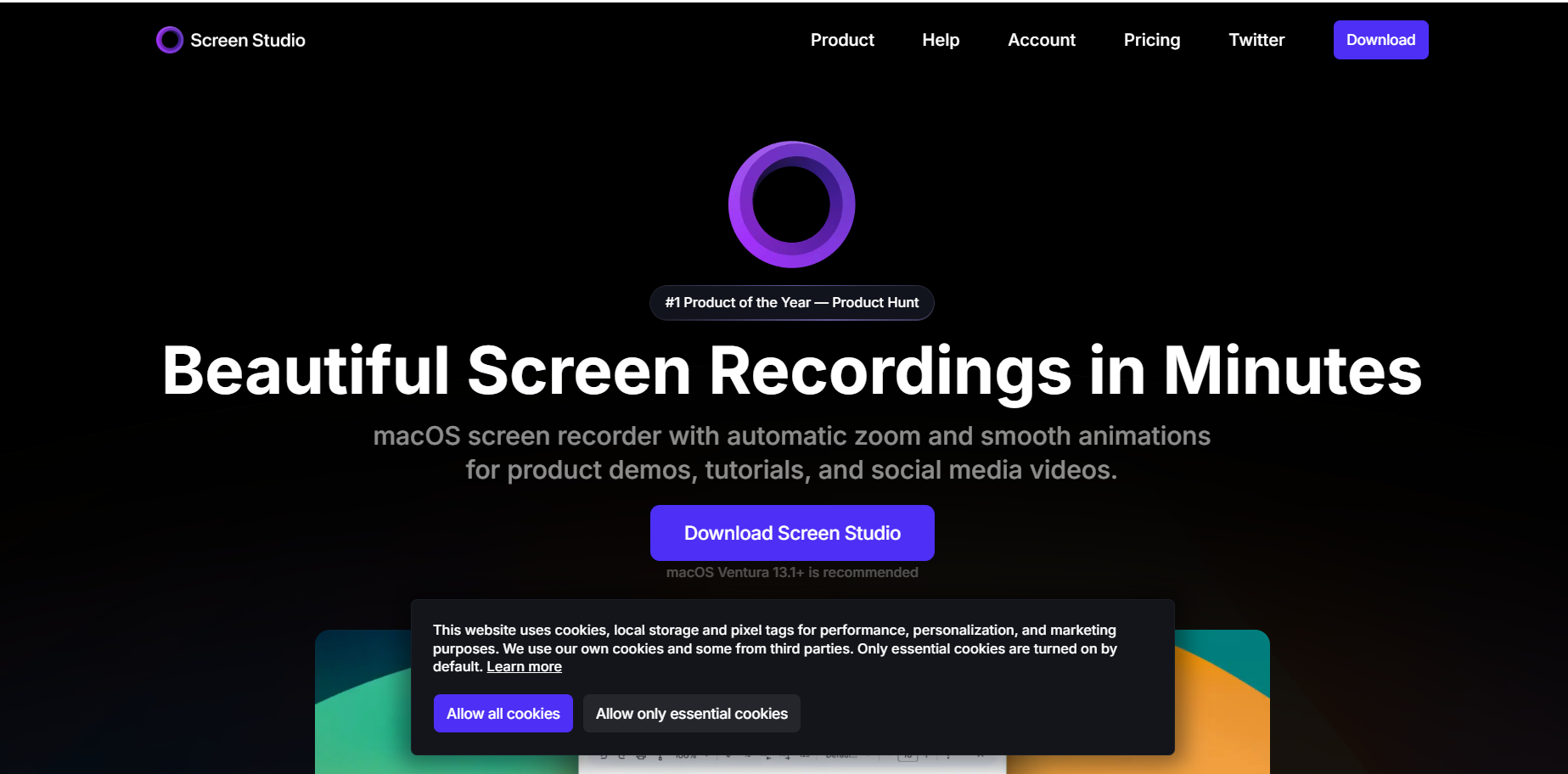 screenstudio product screenshot
