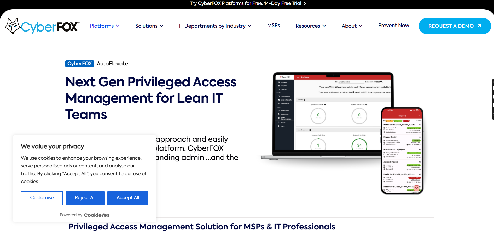 autoelevate product screenshot