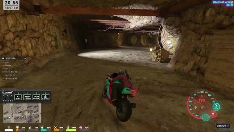 ローレンにあたって事故るバニ