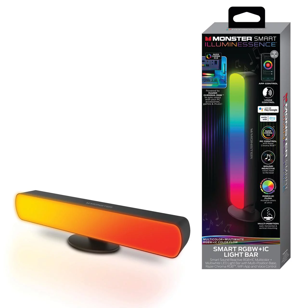 LED Smart Wi-Fi Color Flow Light Bar