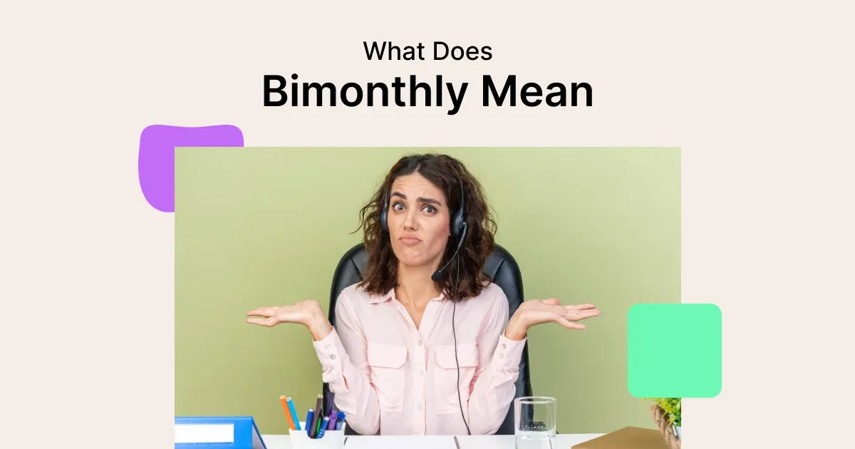 What does outlet bi monthly mean