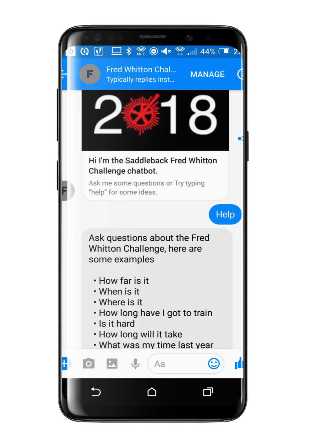 Fred Whitton Challenge solution